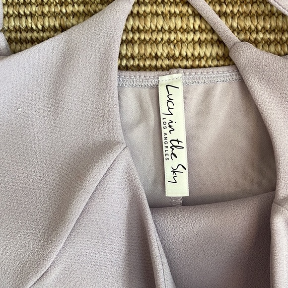 Lucy in the Sky Purple Wrap Dress - Picture 2 of 6